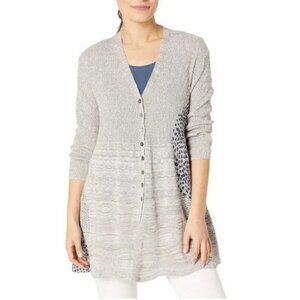 NIC+ZOE Lightweight Button-Front Knit Cardigan